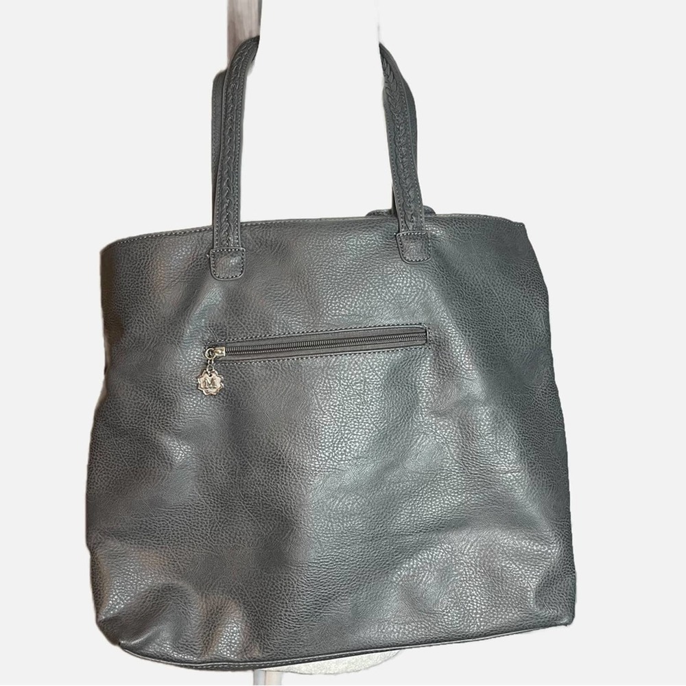 MAGNOLIA & VINE canvas and vegan leather tote - Picture 2 of 13